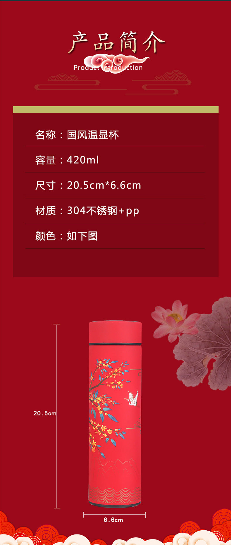 Thermos traditionnels avec thermomètre électronique !