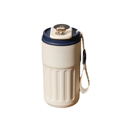 Bouteille isotherme de 450 ml avec affichage intelligent de la température, en acier inoxydable 316, tasse à café isotherme portable pour le bureau